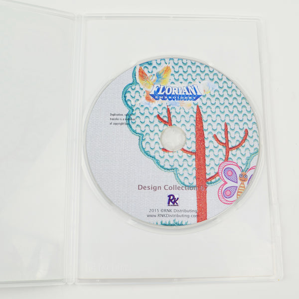 Floriani Embroidery Machine Design CD - Floral Butterfly Collection #67 - 10 Designs