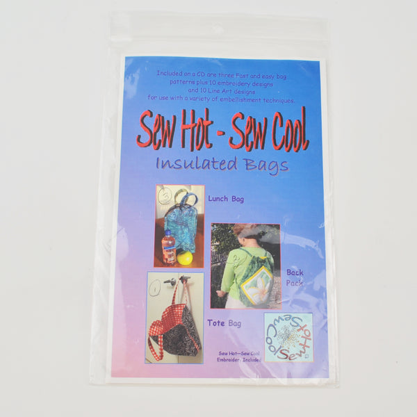 Sew Hot Sew Cold Insulated Bag Sewing Pattern Embroidery Designs - CD